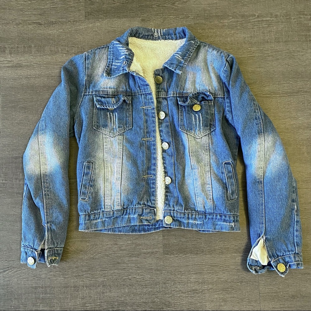 Denim Jacket with fleece lining